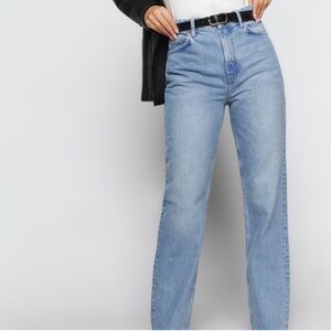 Reformation Selena High Rise Relaxed Jeans Size 27
